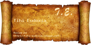 Tihi Eudoxia névjegykártya